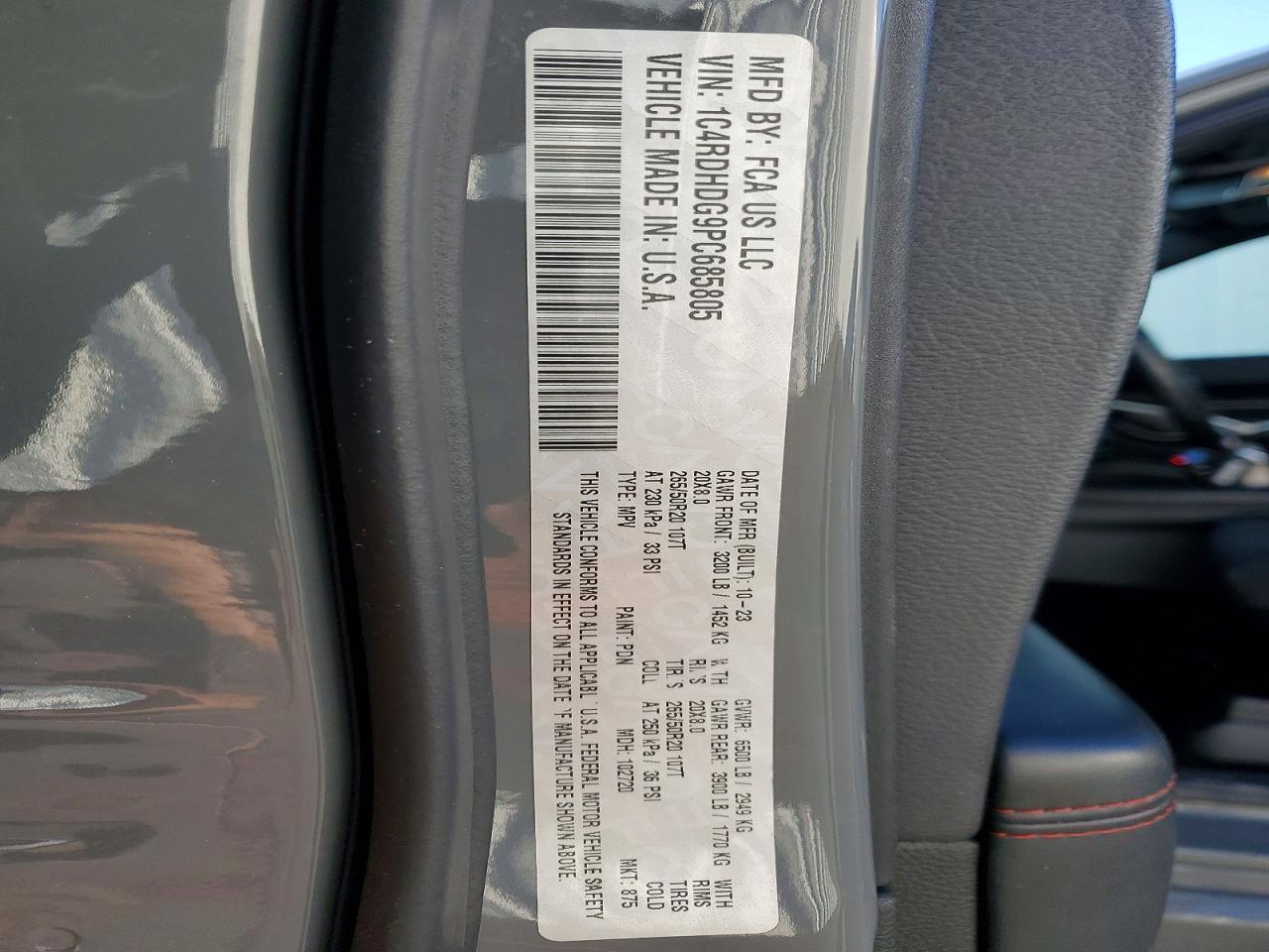 2023 Dodge Durango gt