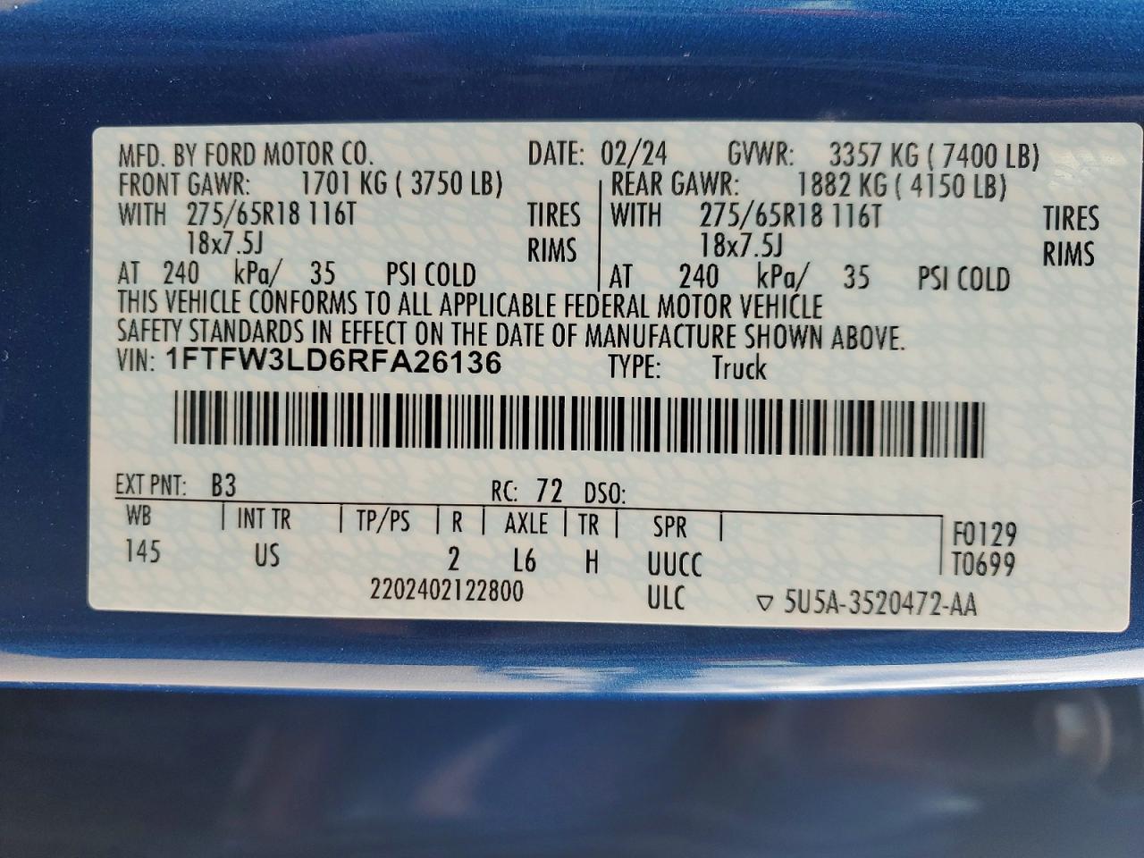 2024 Ford F150 XLT
