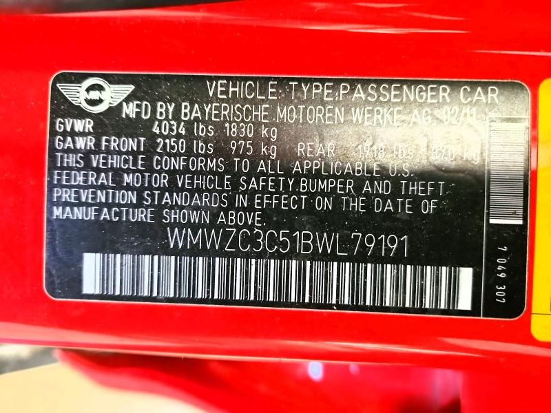 2011 Mini Cooper s Countryman