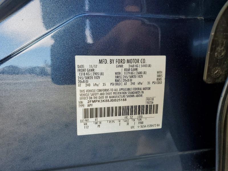 2018 Ford Edge Titan Titanium