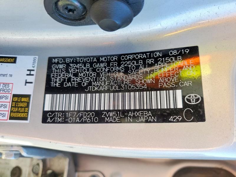 2020 Toyota Prius l