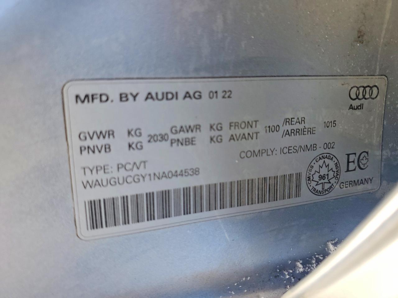 2022 Audi A3 Premium