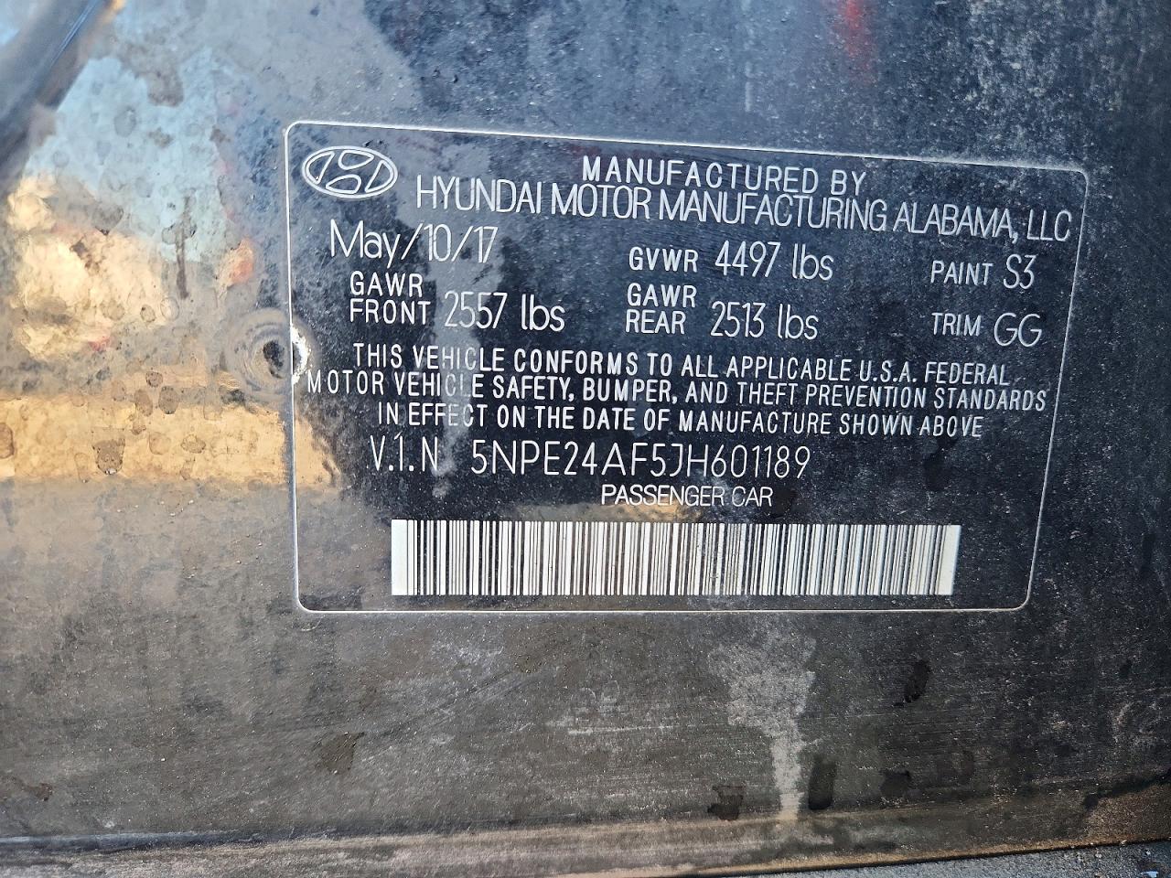 2018 Hyundai Sonata se