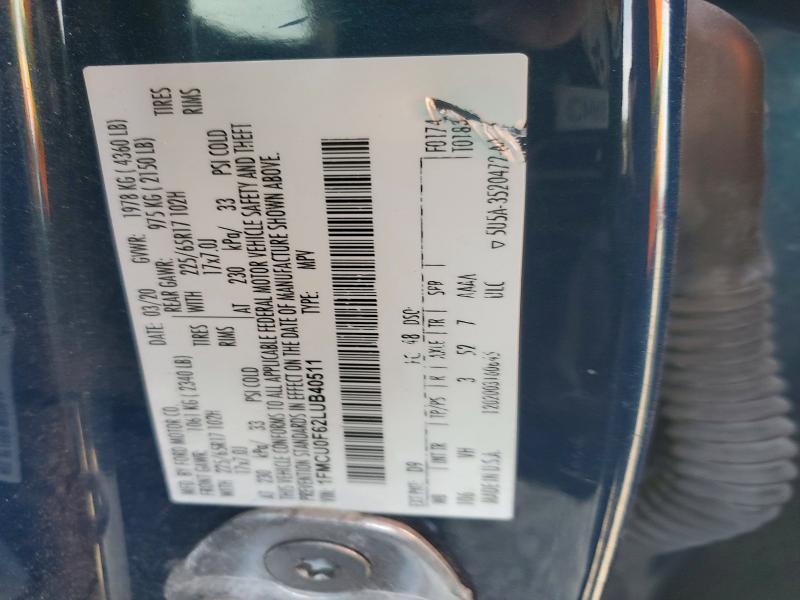 2020 Ford Escape s