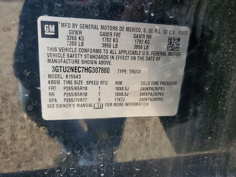 2017 GMC Sierra K1500 SLT