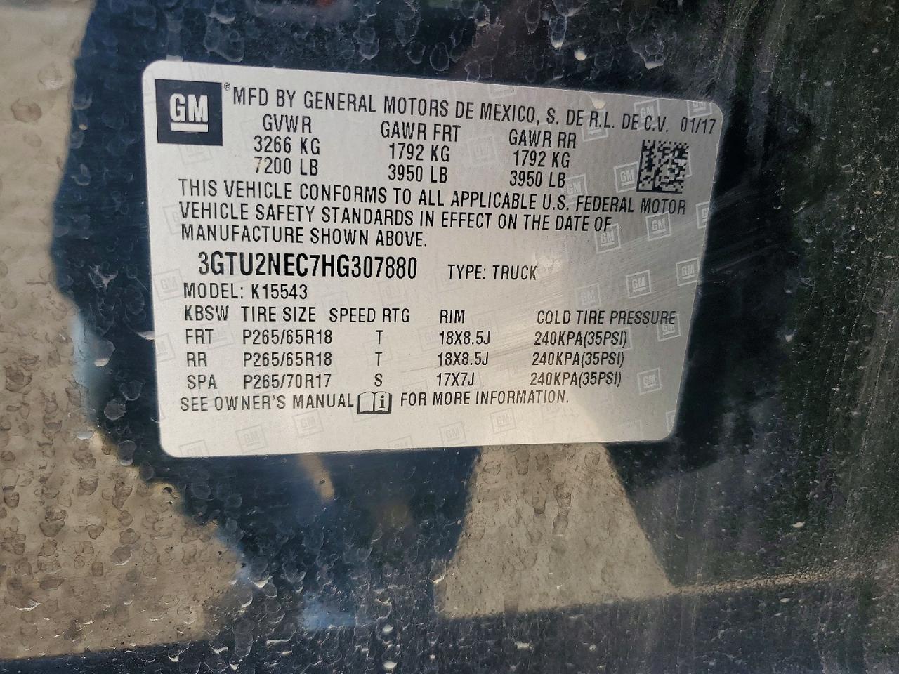 2017 GMC Sierra K1500 SLT