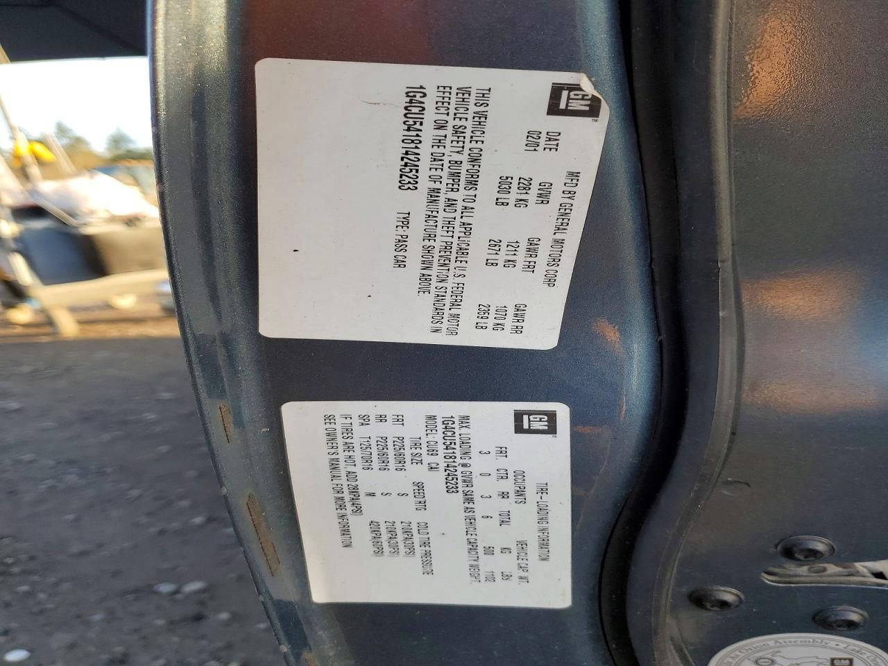 2001 Buick Park Avenue Ultra