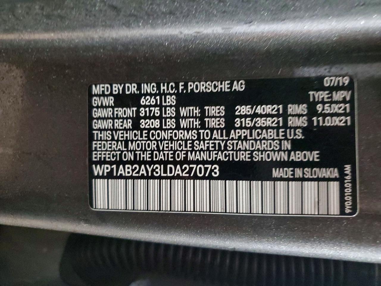 2020 Porsche Cayenne s