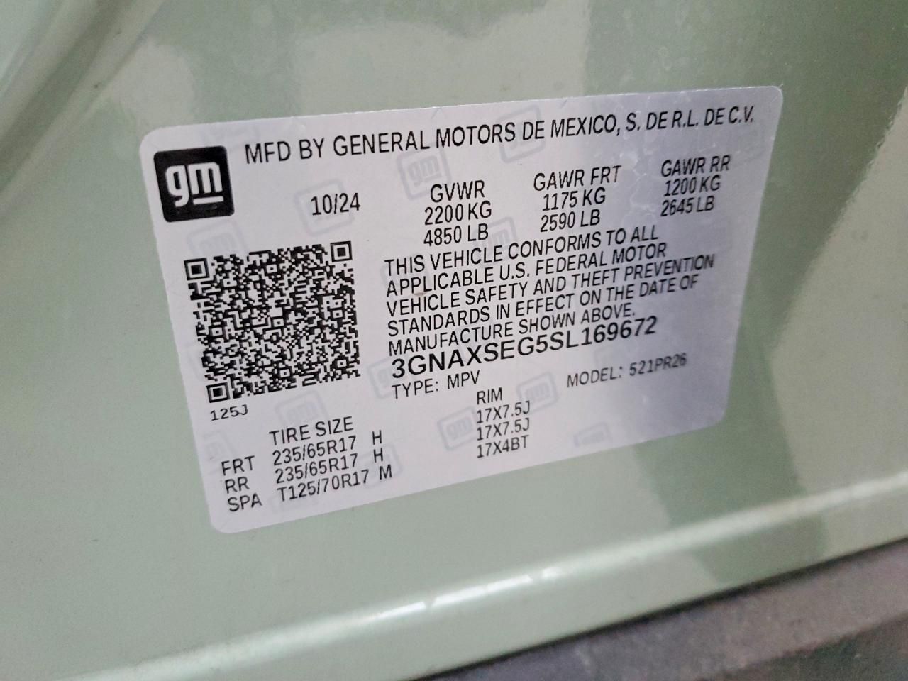 2025 Chevrolet Equinox Active