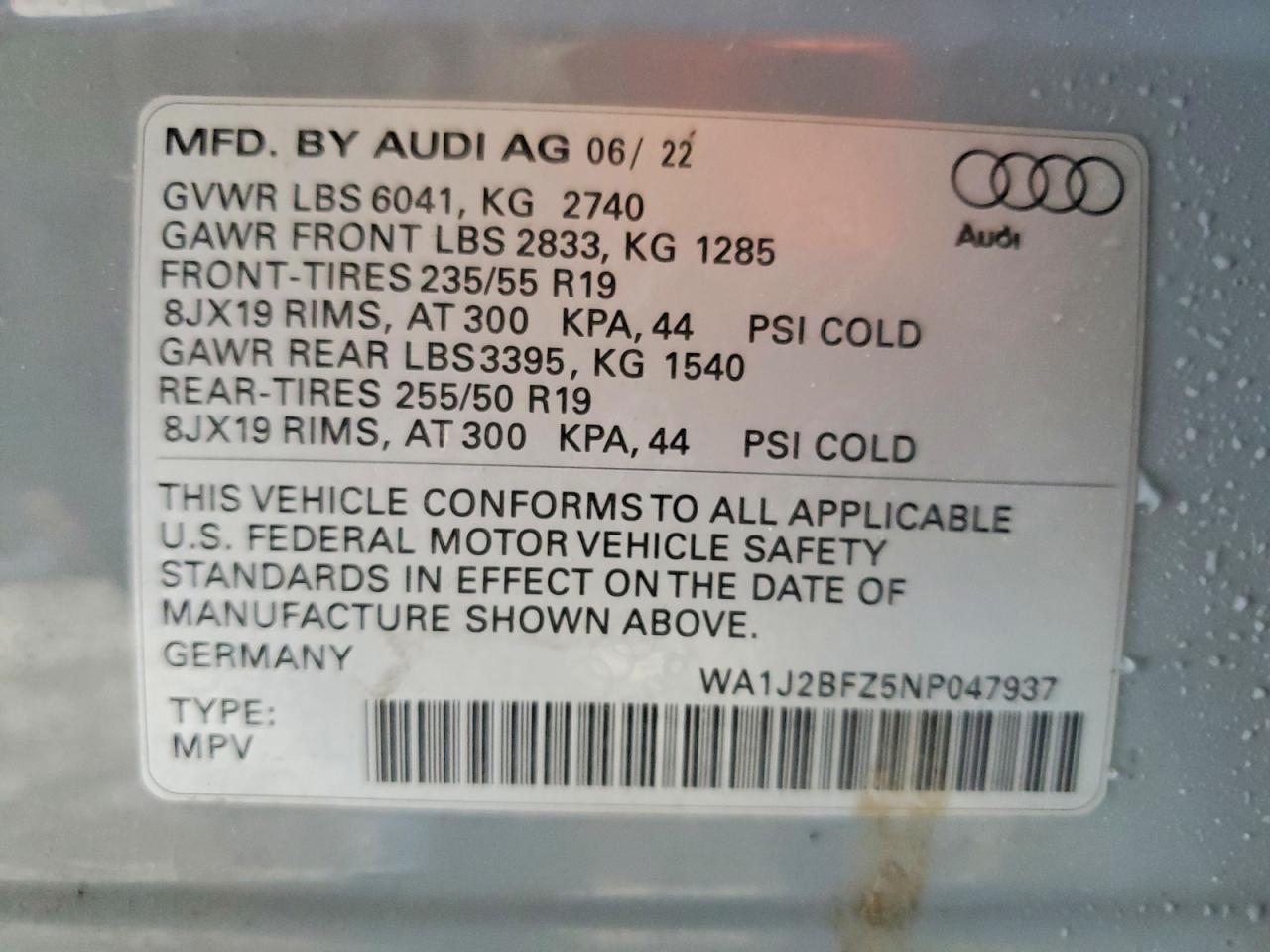 2022 Audi Q4 E-tron Prestige