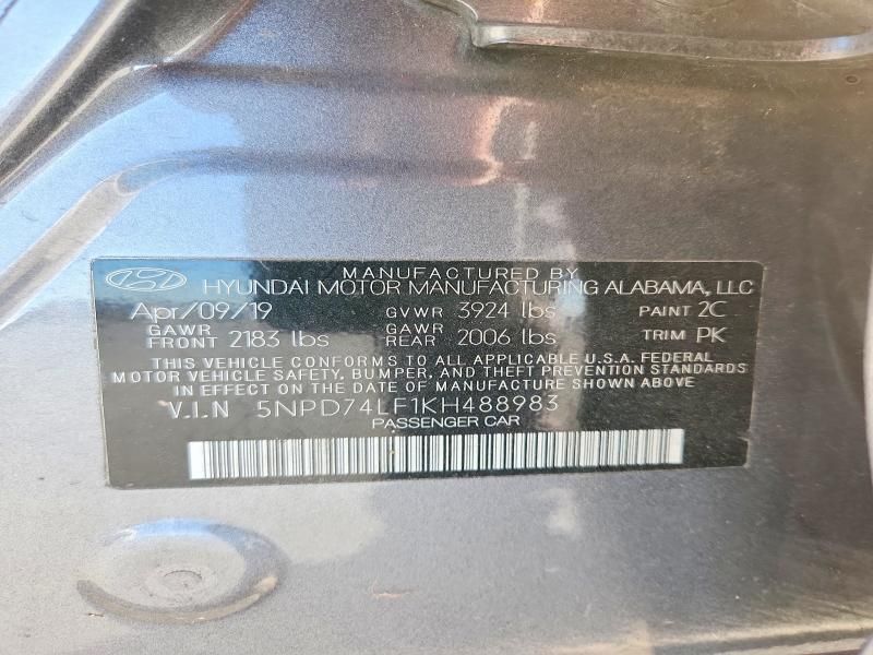 2019 Hyundai Elantra se