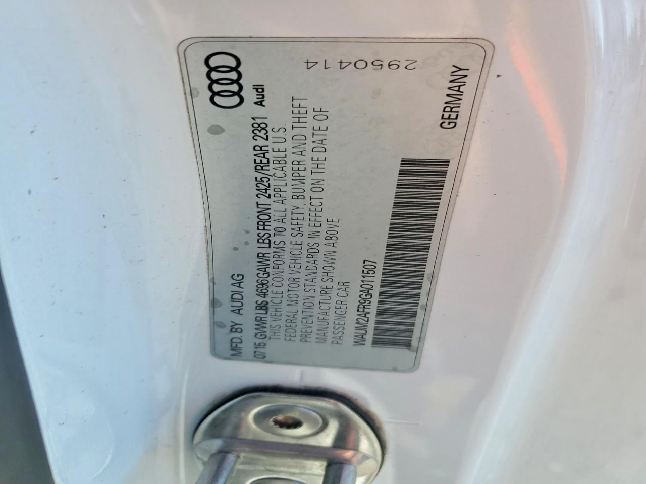 2016 Audi A5 Premium Plus S-line