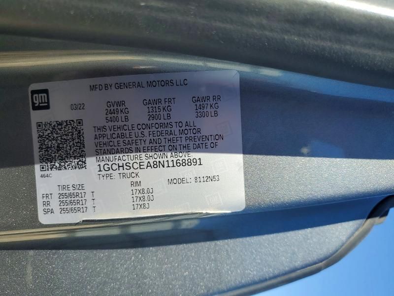 2022 Chevrolet Colorado lt