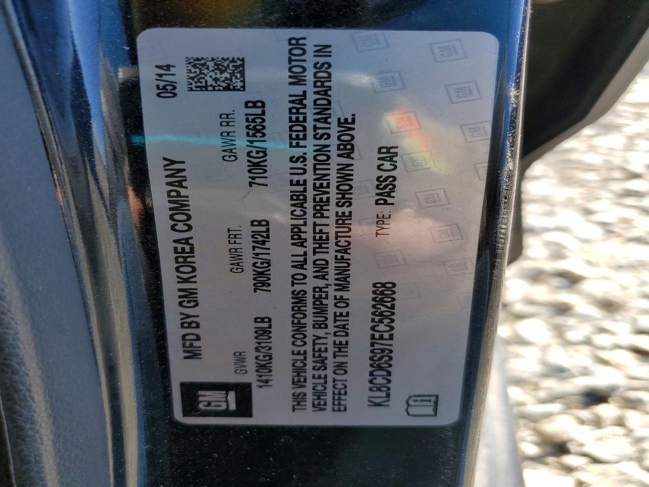 2014 Chevrolet Spark 1LT