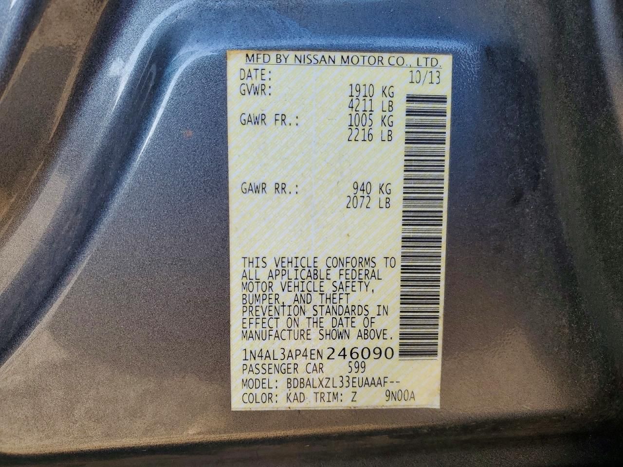 2014 Nissan Altima 2.5