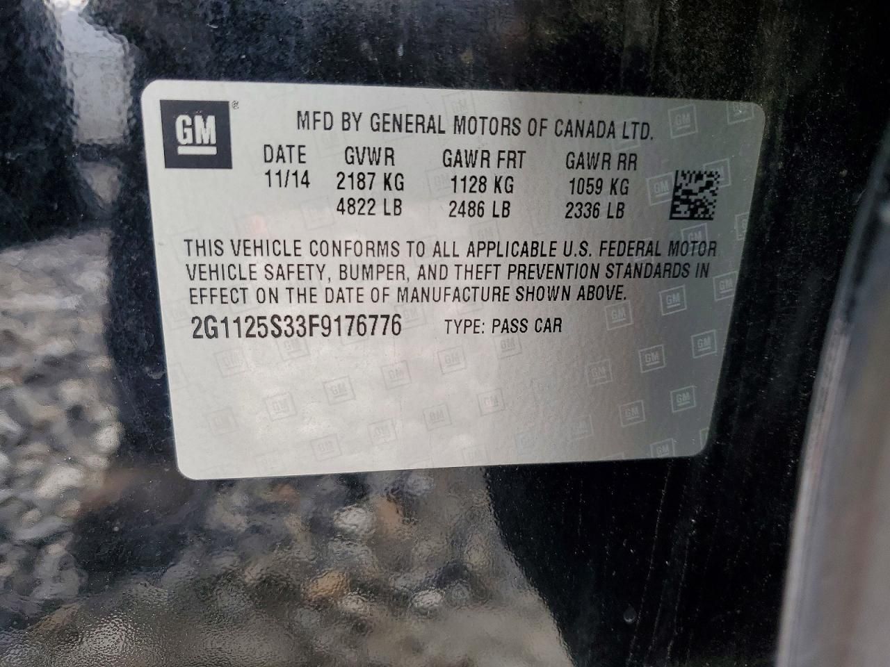 2015 Chevrolet Impala lt