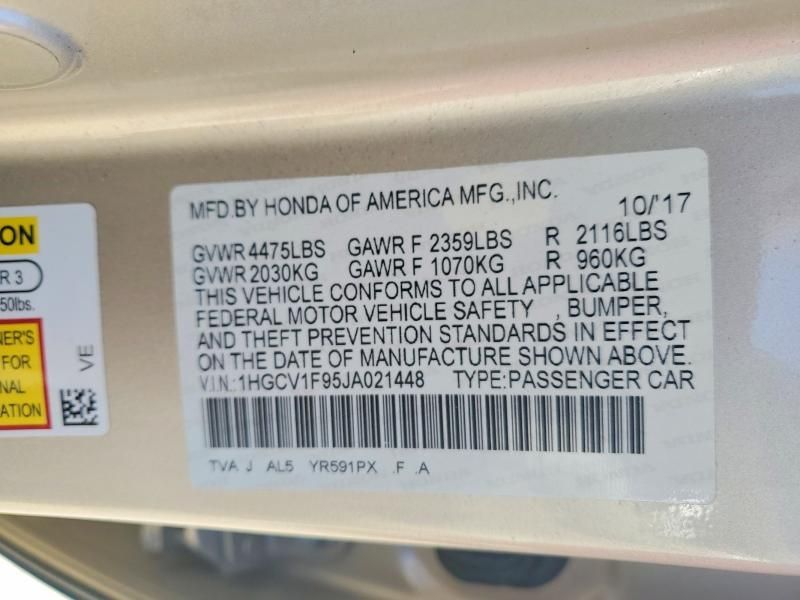 2018 Honda Accord Touring