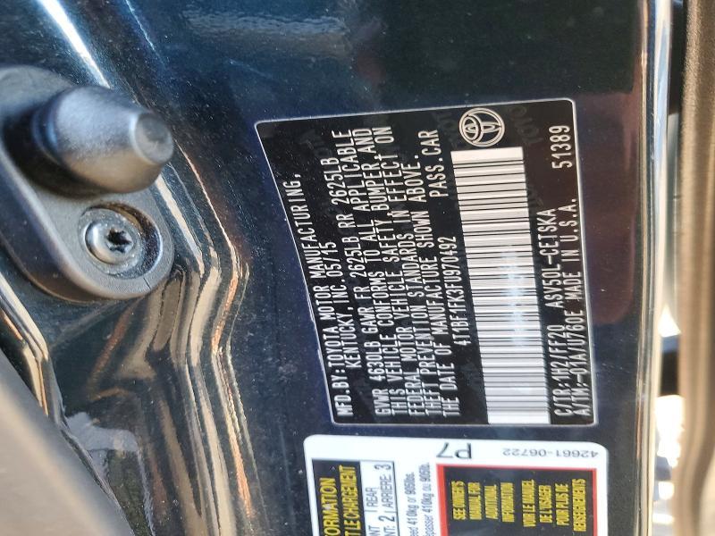 2015 Toyota Camry le