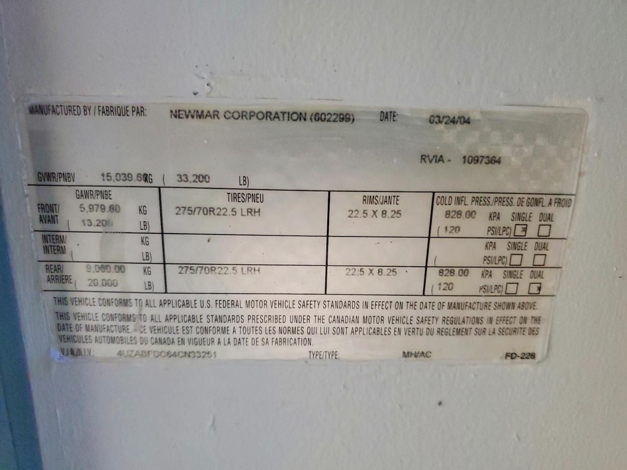 2004 Ndar Unknown-rv