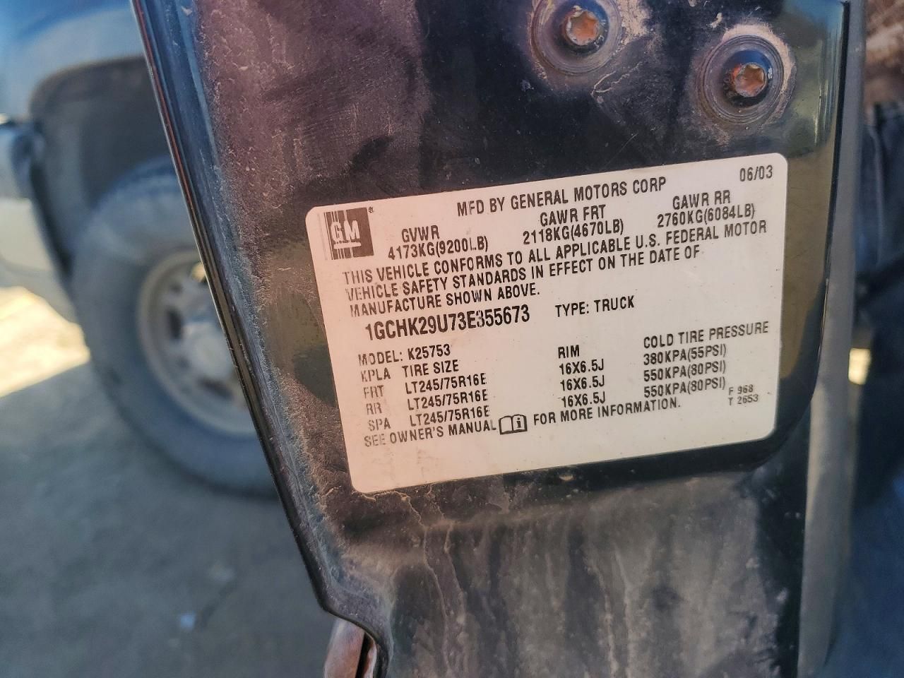 2003 Chevrolet Silverado K2500 Heavy Duty