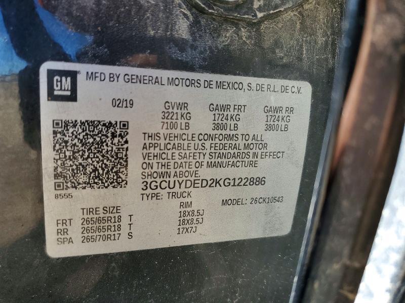 2019 Chevrolet Silverado K1500 lt