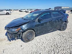 Salvage cars for sale from Copart Taylor, TX: 2017 Toyota Corolla l