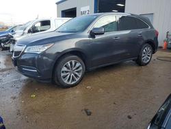 Salvage cars for sale from Copart Elgin, IL: 2016 Acura Mdx Technology