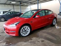 Tesla salvage cars for sale: 2022 Tesla Model 3