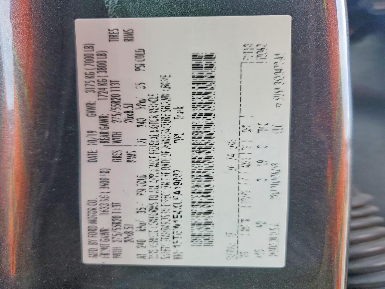 2020 Ford F150 Supercrew