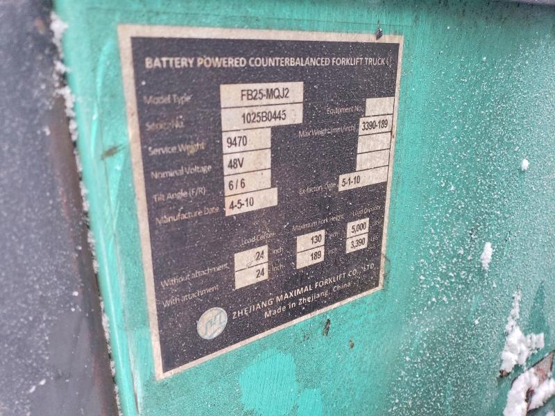 2010 Zhejiang 2010 LV2W FB25-MW-J2-Forklift