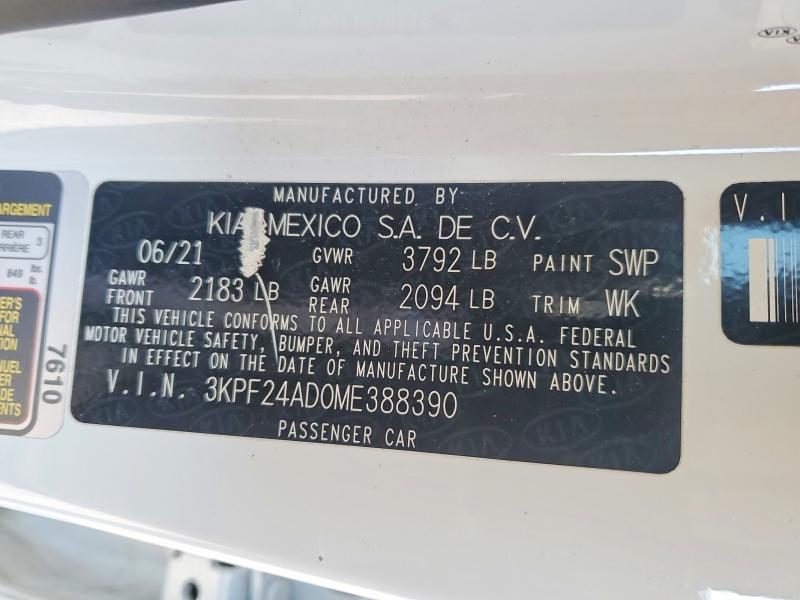 2021 KIA Forte fe