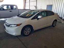Honda Civic lx Vehiculos salvage en venta: 2012 Honda Civic lx