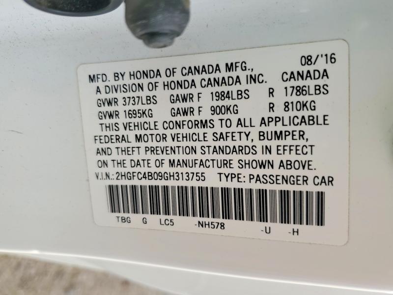 2016 Honda Civic lx