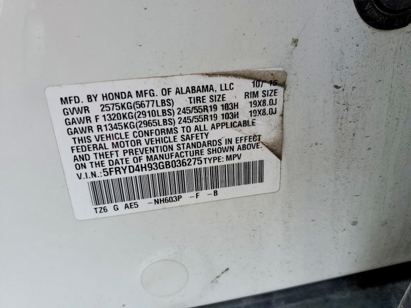 2016 Acura Mdx Advance