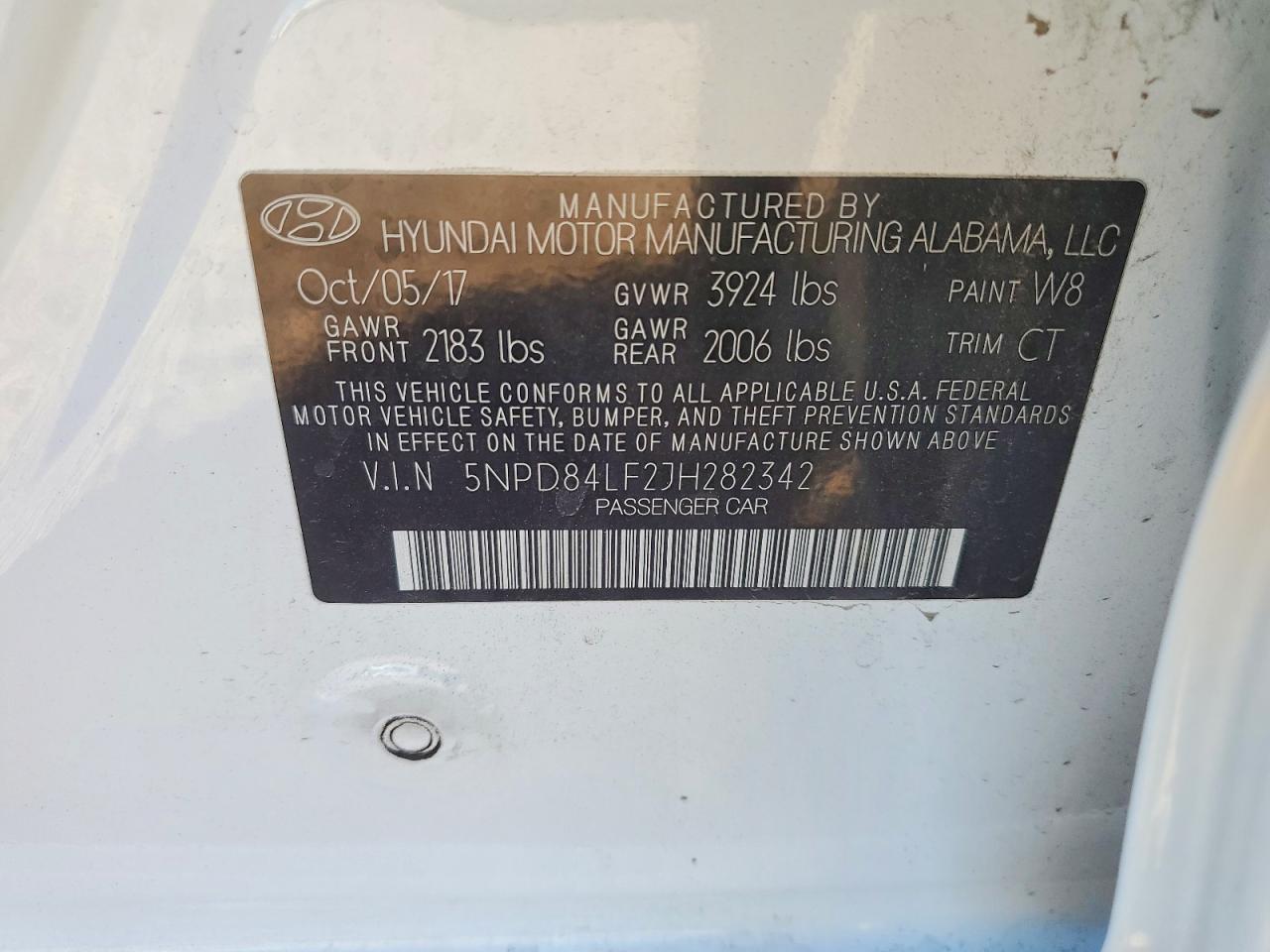 2018 Hyundai Elantra sel