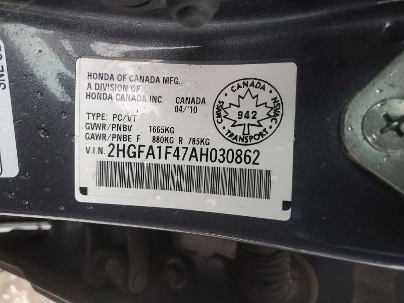 2010 Honda Civic Dx-g