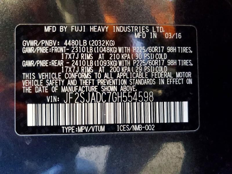 2016 Subaru Forester 2.5i Premium