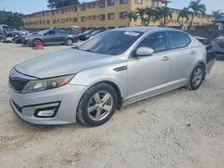 KIA Optima lx salvage cars for sale: 2015 KIA Optima lx