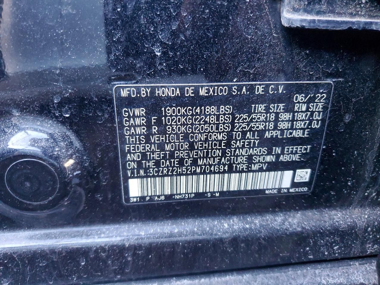 2023 Honda Hr-v Sport