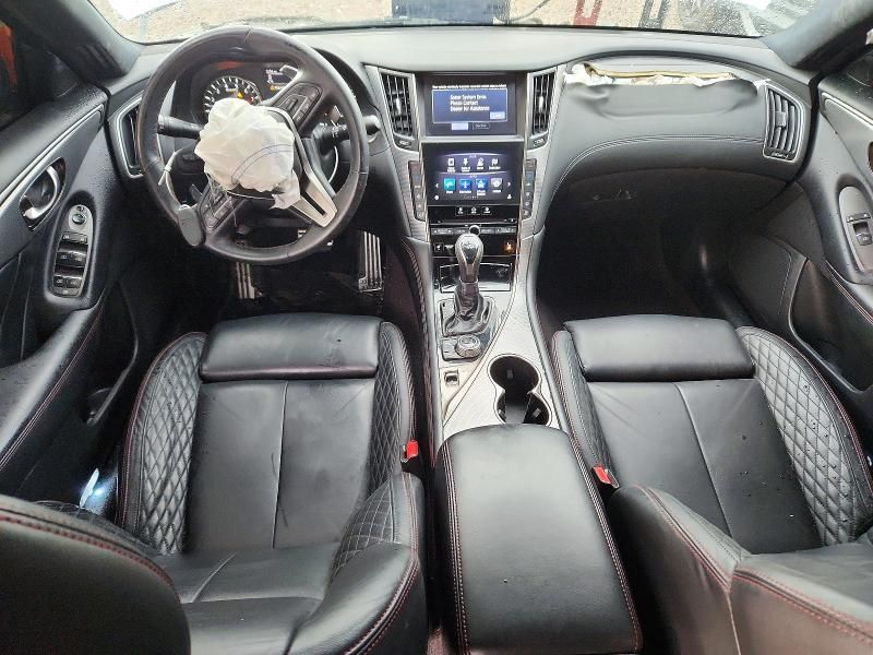 2019 Infiniti Q50 red Sport 400