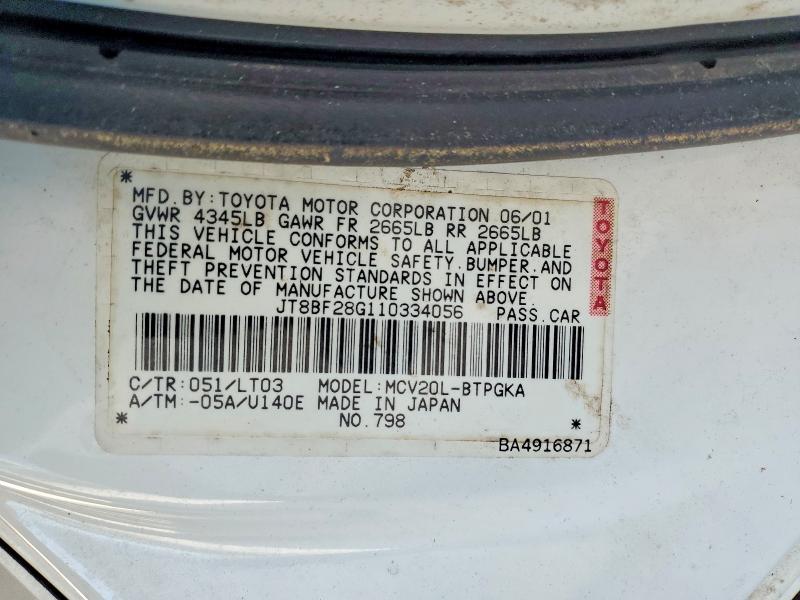 2001 Lexus Es 300
