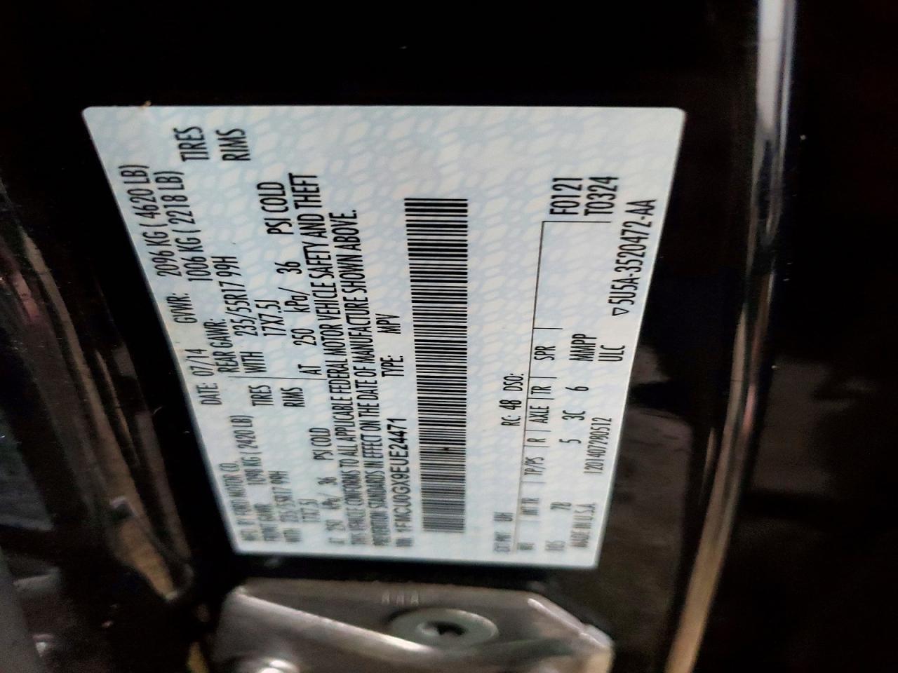 2014 Ford Escape se