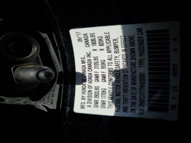 2017 Honda Civic exl