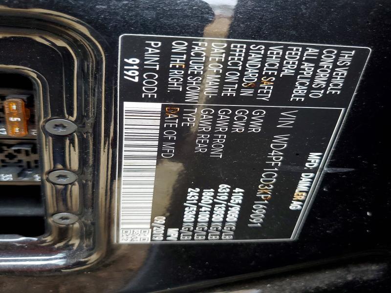 2019 Mercedes-Benz Sprinter 2500/3500