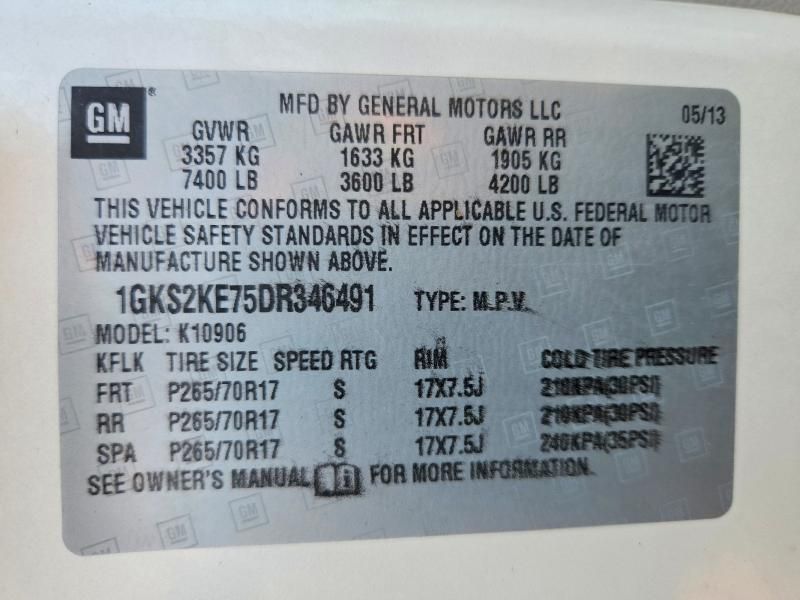 2013 GMC Yukon xl K1500 slt