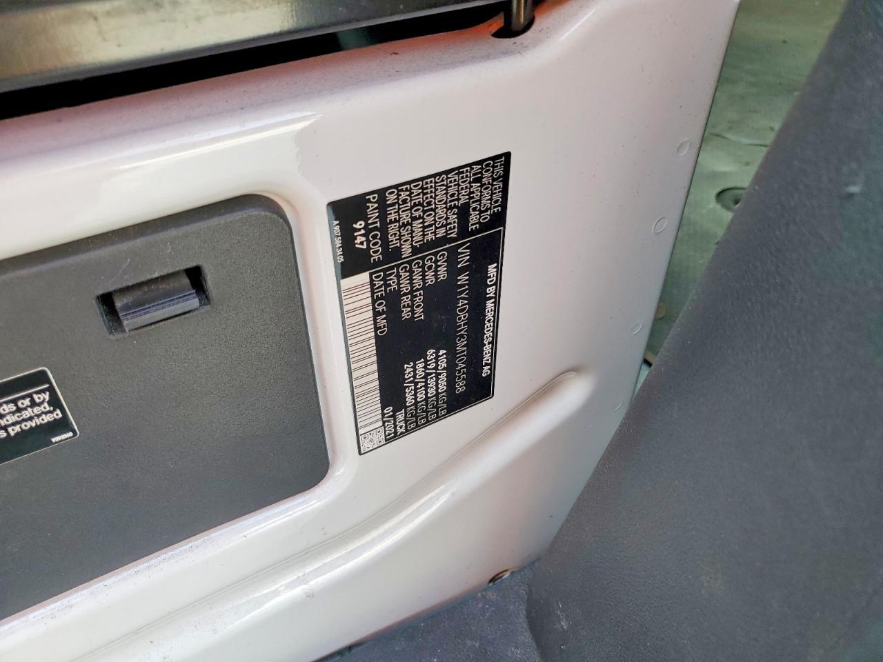 2021 Mercedes-Benz Sprinter 2500