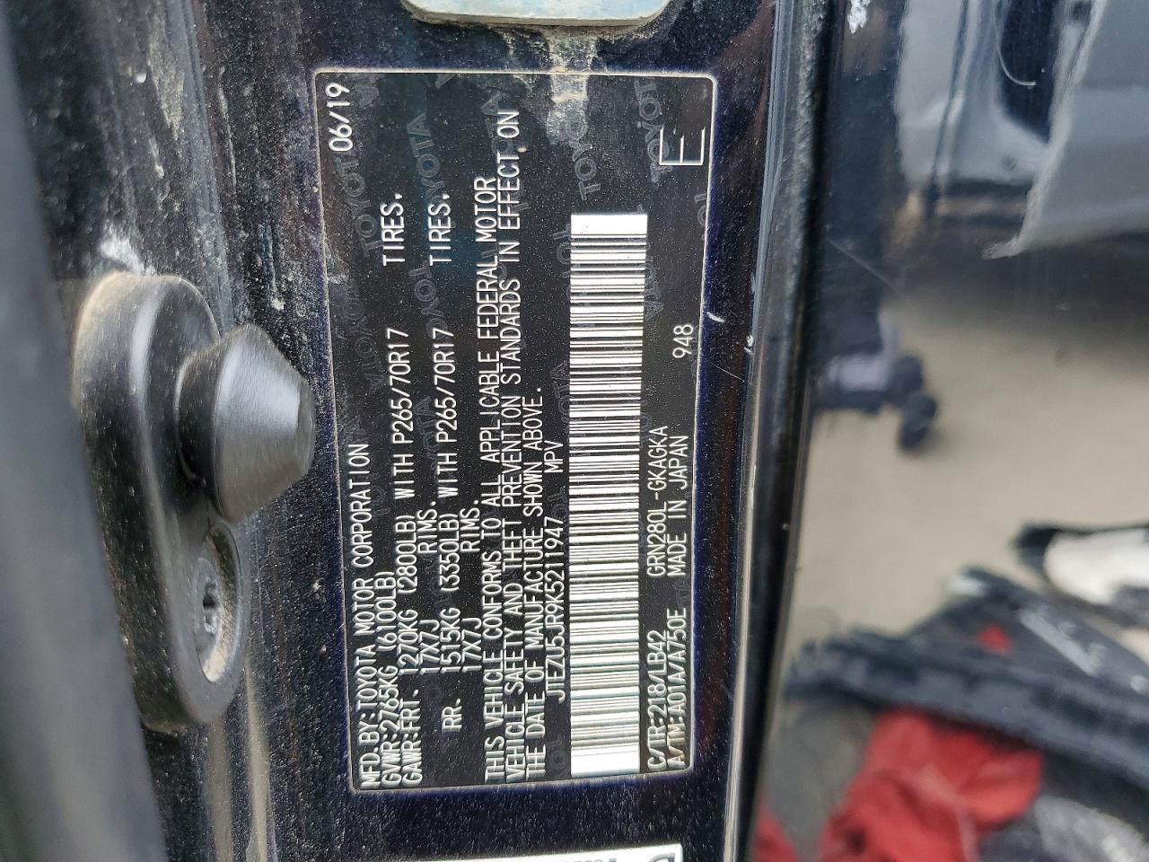 2019 Toyota 4runner SR5