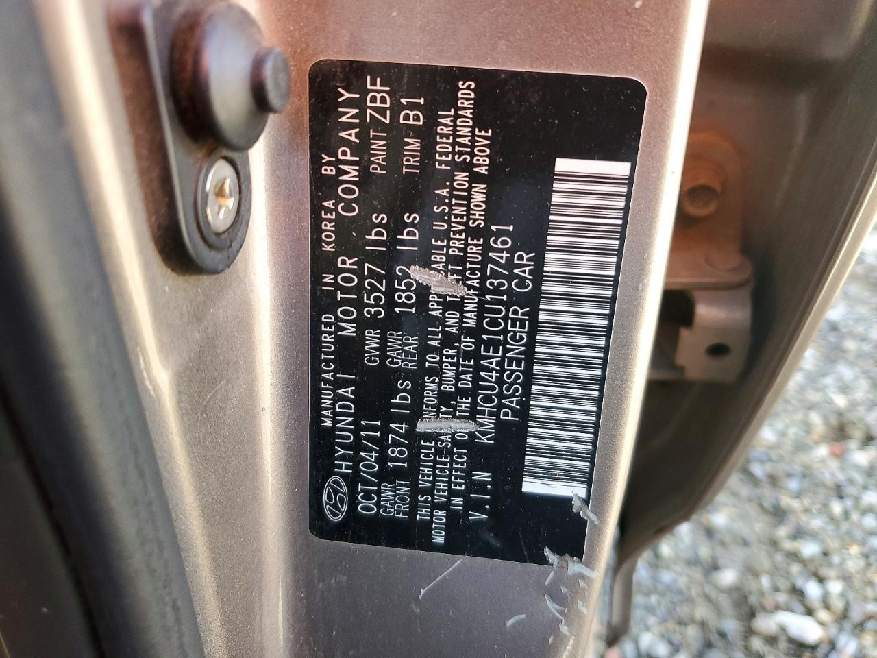 2012 Hyundai Accent gls
