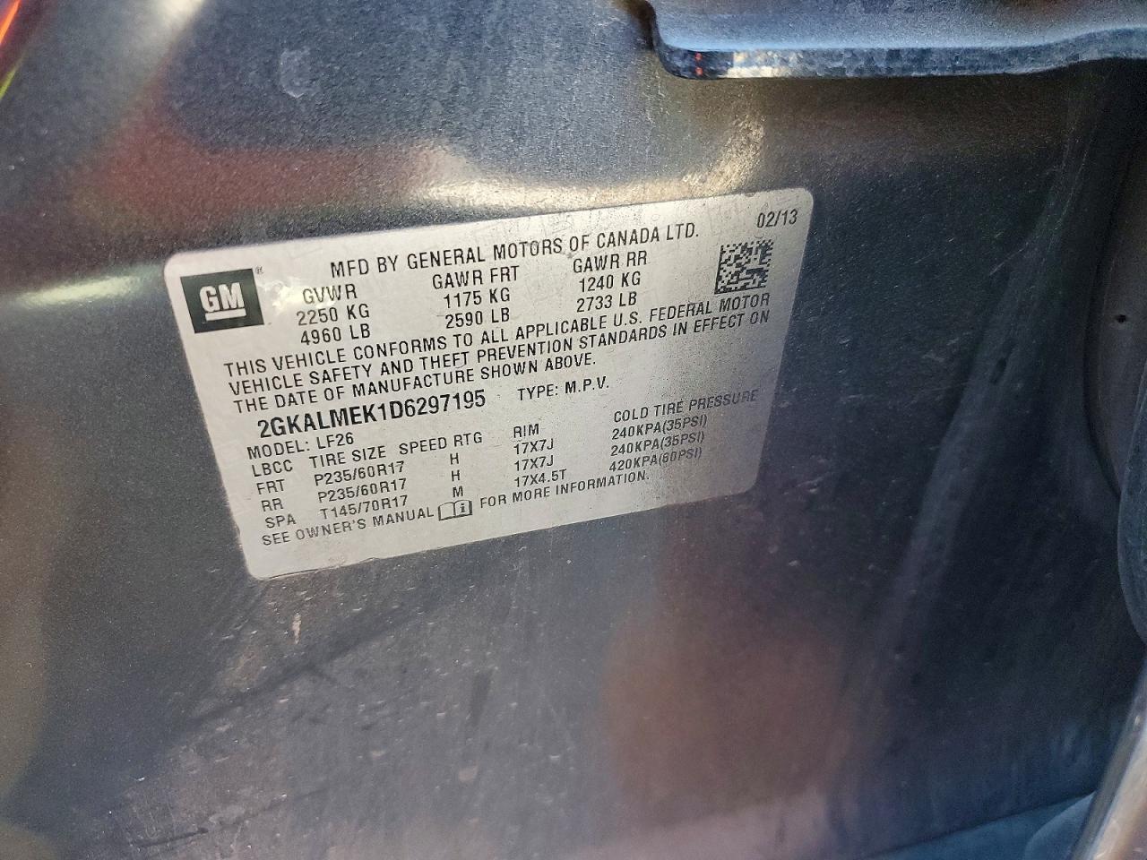 2013 GMC Terrain sle