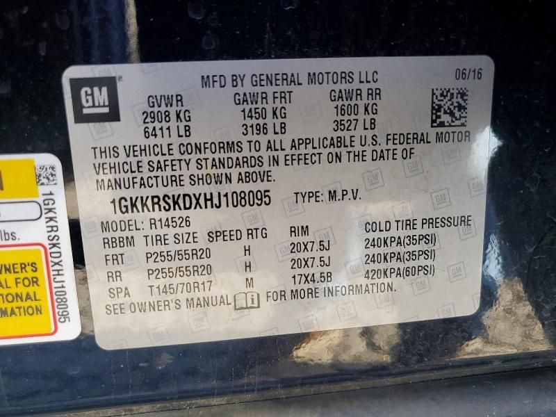 2017 GMC Acadia Limited Slt-2